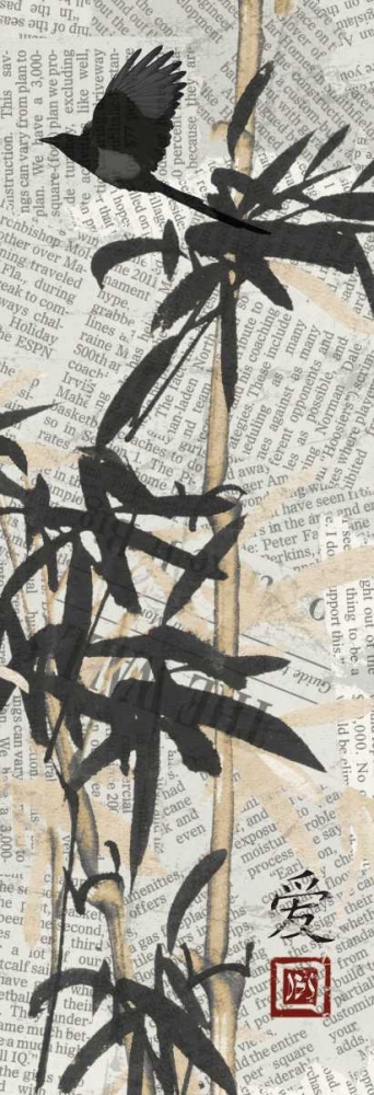 Wall Art Painting id:74982, Name: Bamboo Jungle 4, Artist: Stimson, Diane