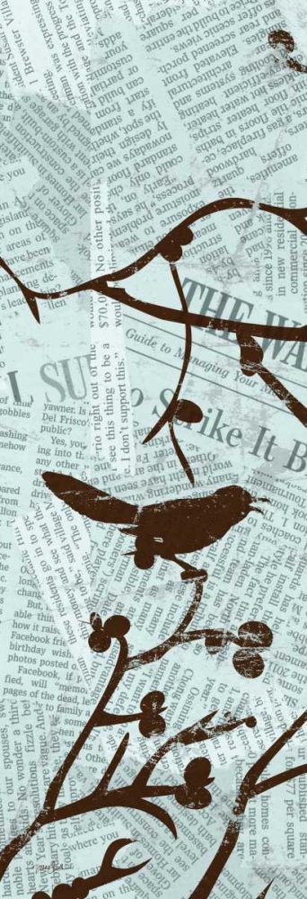 Wall Art Painting id:74983, Name: Bird Branches 1, Artist: Stimson, Diane