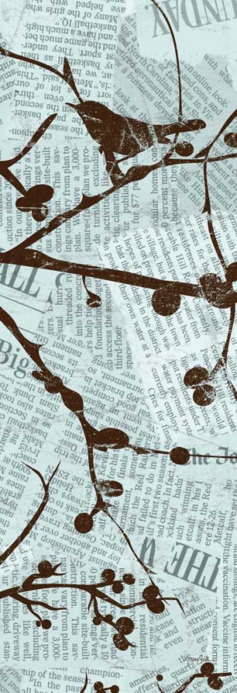 Wall Art Painting id:74984, Name: Bird Branches 2, Artist: Stimson, Diane