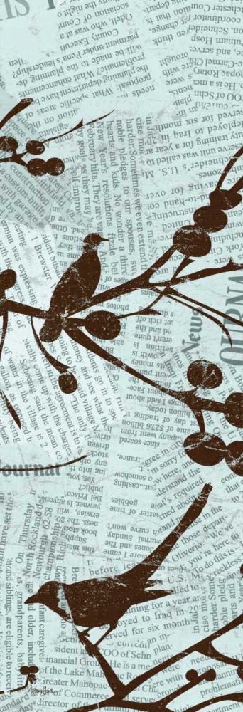 Wall Art Painting id:74985, Name: Bird Branches 3, Artist: Stimson, Diane