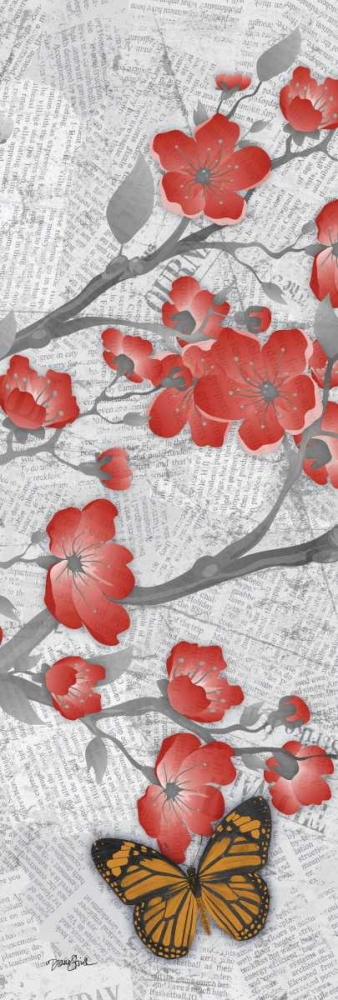 Wall Art Painting id:74989, Name: Red Cherry Blossom 2, Artist: Stimson, Diane