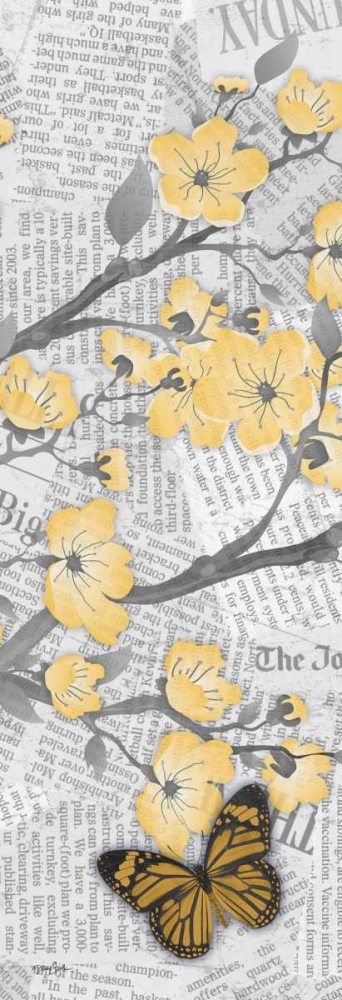 Wall Art Painting id:74988, Name: Cherry Blossom Bflies 2, Artist: Stimson, Diane