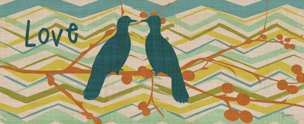 Wall Art Painting id:74995, Name: Birdie Love, Artist: Stimson, Diane