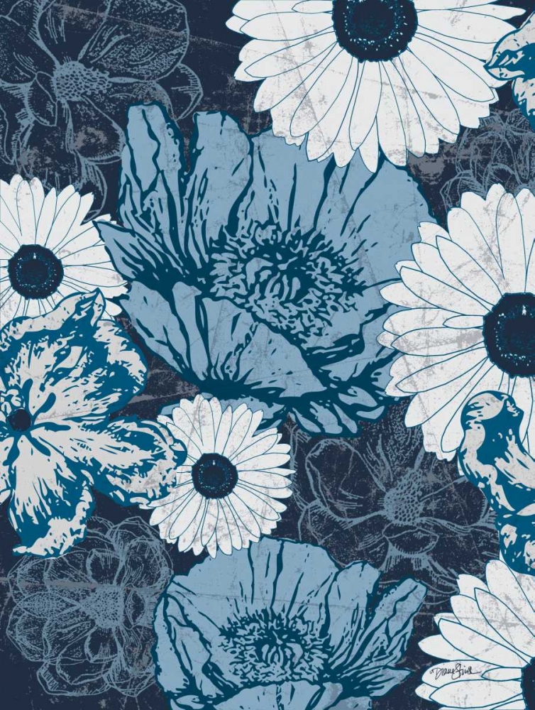 Wall Art Painting id:75005, Name: Floral Toile 3, Artist: Stimson, Diane