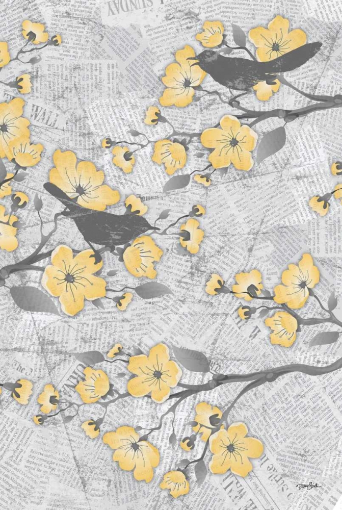 Wall art: Cherry Blossom Birds 2, by Stimson, Diane