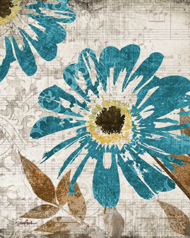 Wall Art Painting id:75218, Name: Flora Symphony 1, Artist: Stimson, Diane