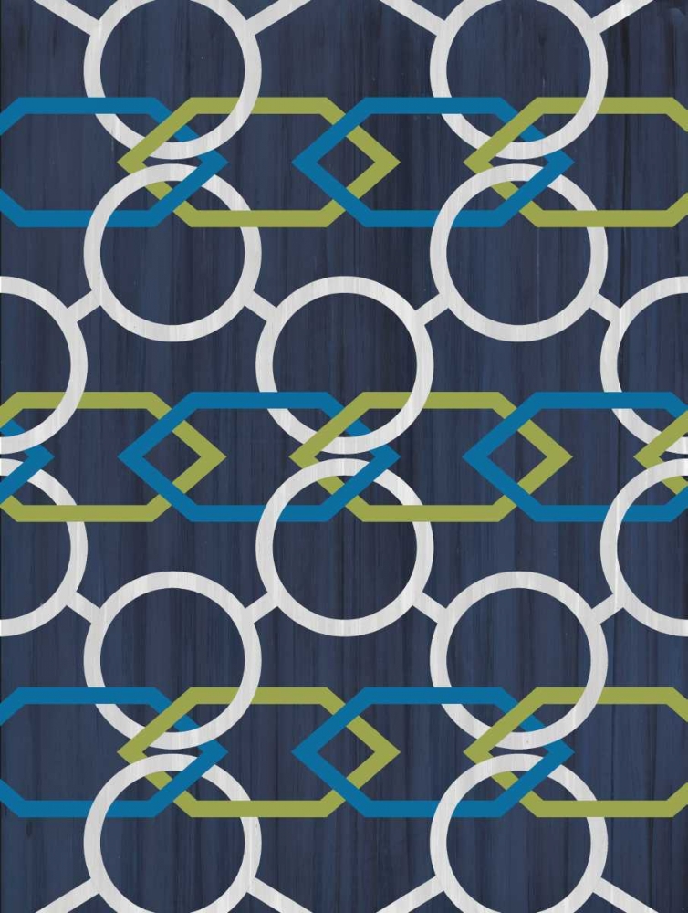 Wall art: Linked In Hex, by Stimson, Diane