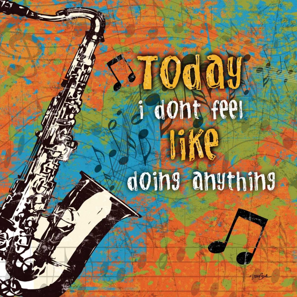 Wall art: Dont Feel Like, by Stimson, Diane