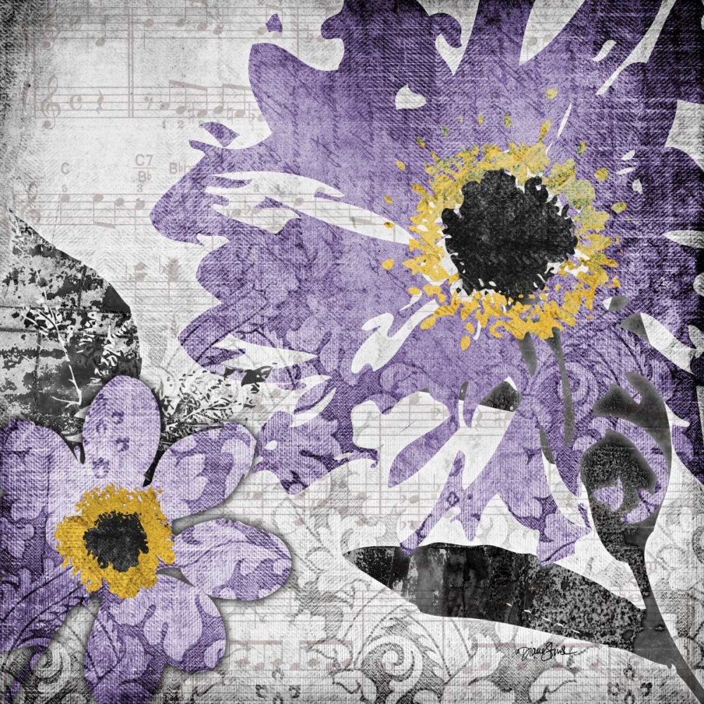 Wall Art Painting id:75536, Name: Flora Symphony 3, Artist: Stimson, Diane