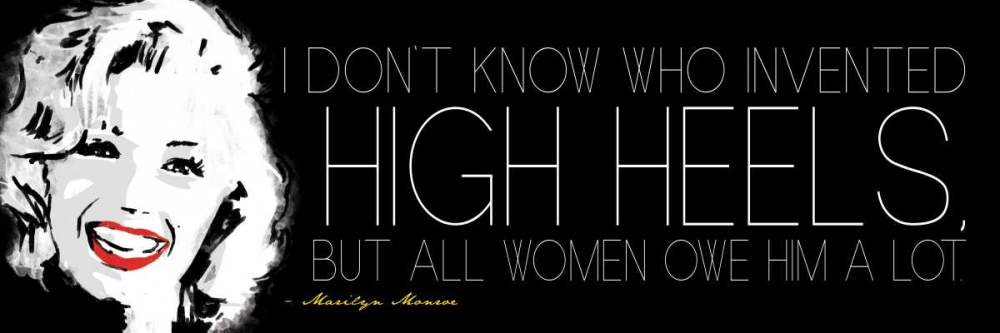 Wall art: Hifgh Heels, by Rodriquez Jr., Enrique