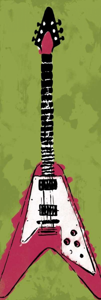 Wall art: Electric Guitar A2, by Rodriquez Jr., Enrique