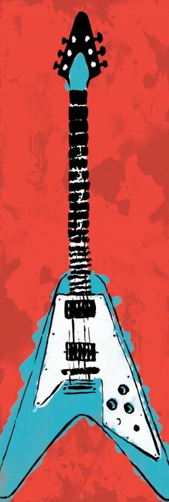 Wall art: Electric Guitar A3, by Rodriquez Jr., Enrique