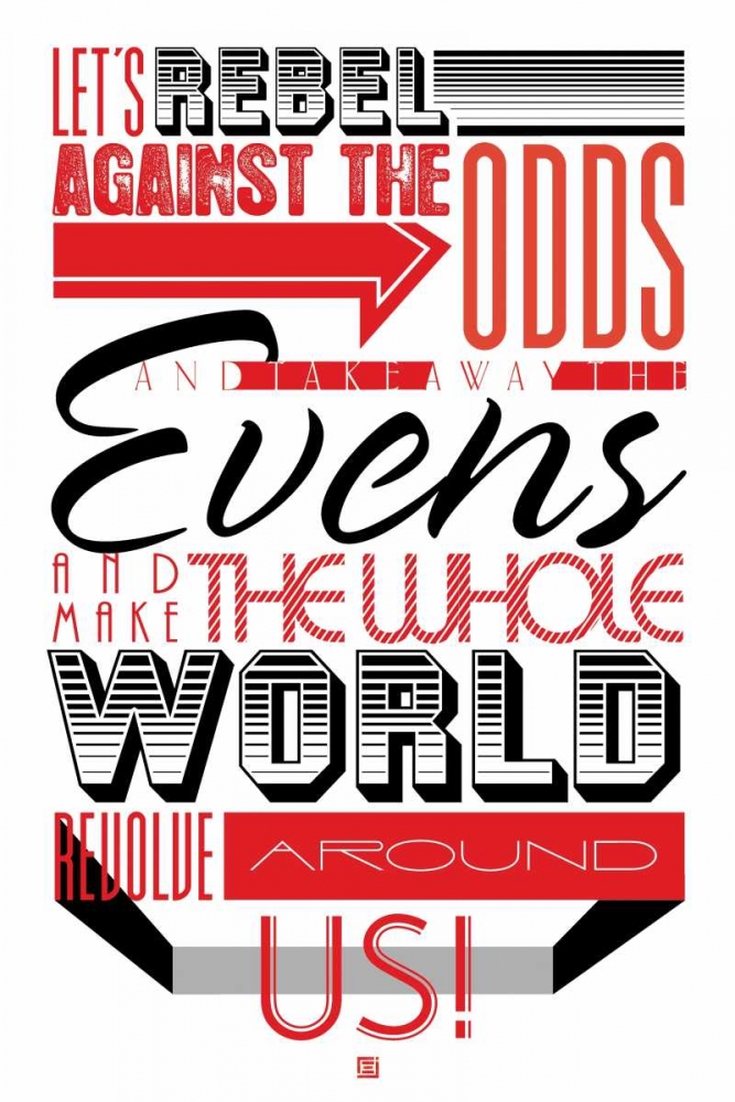 Wall art: Rebel1, by Rodriquez Jr., Enrique