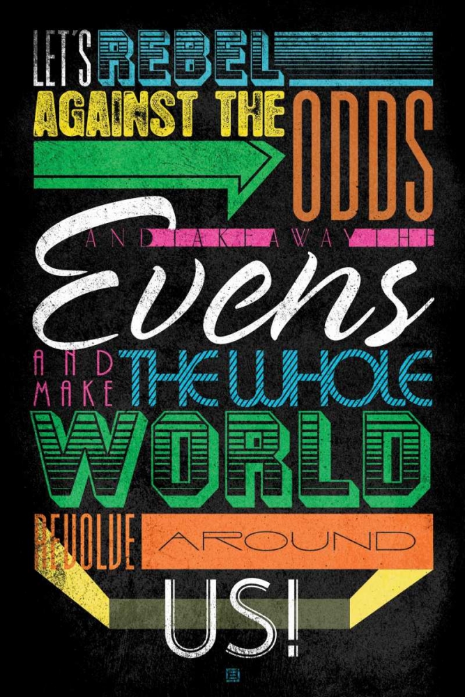 Wall art: Rebel 5, by Rodriquez Jr., Enrique