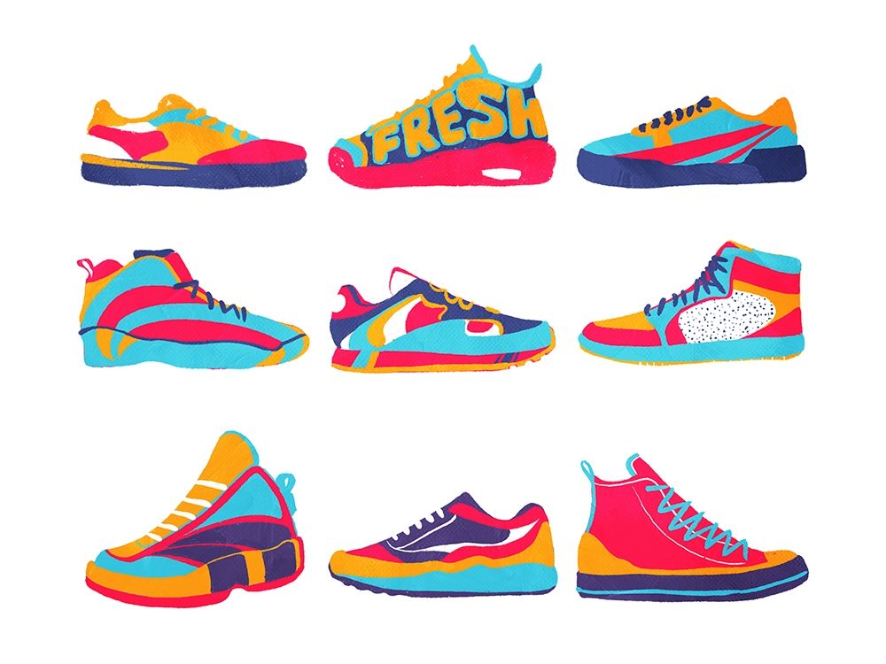 Wall Art Painting id:341877, Name: Lollipop On Your Feet, Artist: Rodriquez Jr., Enrique