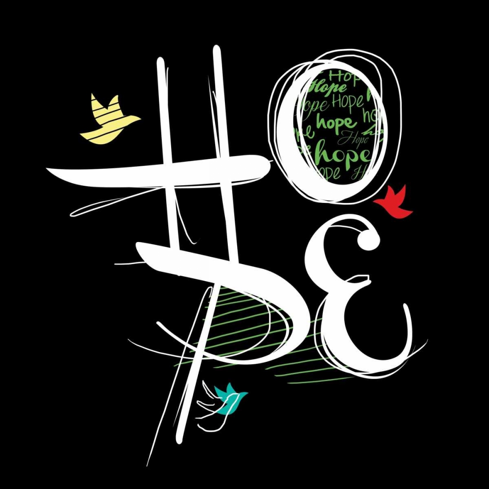 Wall Art Painting id:31505, Name: Love Hope 1A, Artist: Rodriquez Jr., Enrique