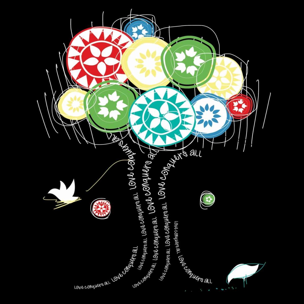 Wall Art Painting id:31507, Name: Love Conquers, Artist: Rodriquez Jr., Enrique