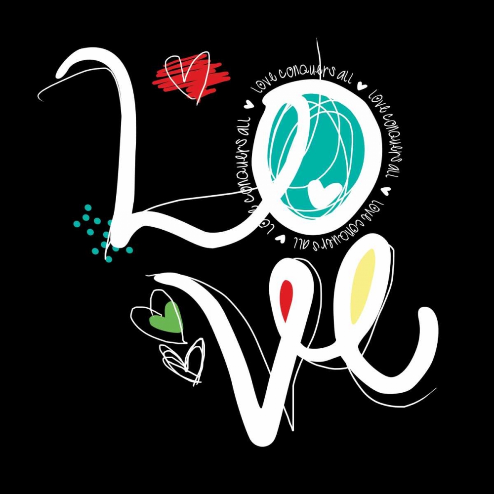 Wall Art Painting id:31512, Name: Love Hope B, Artist: Rodriquez Jr., Enrique