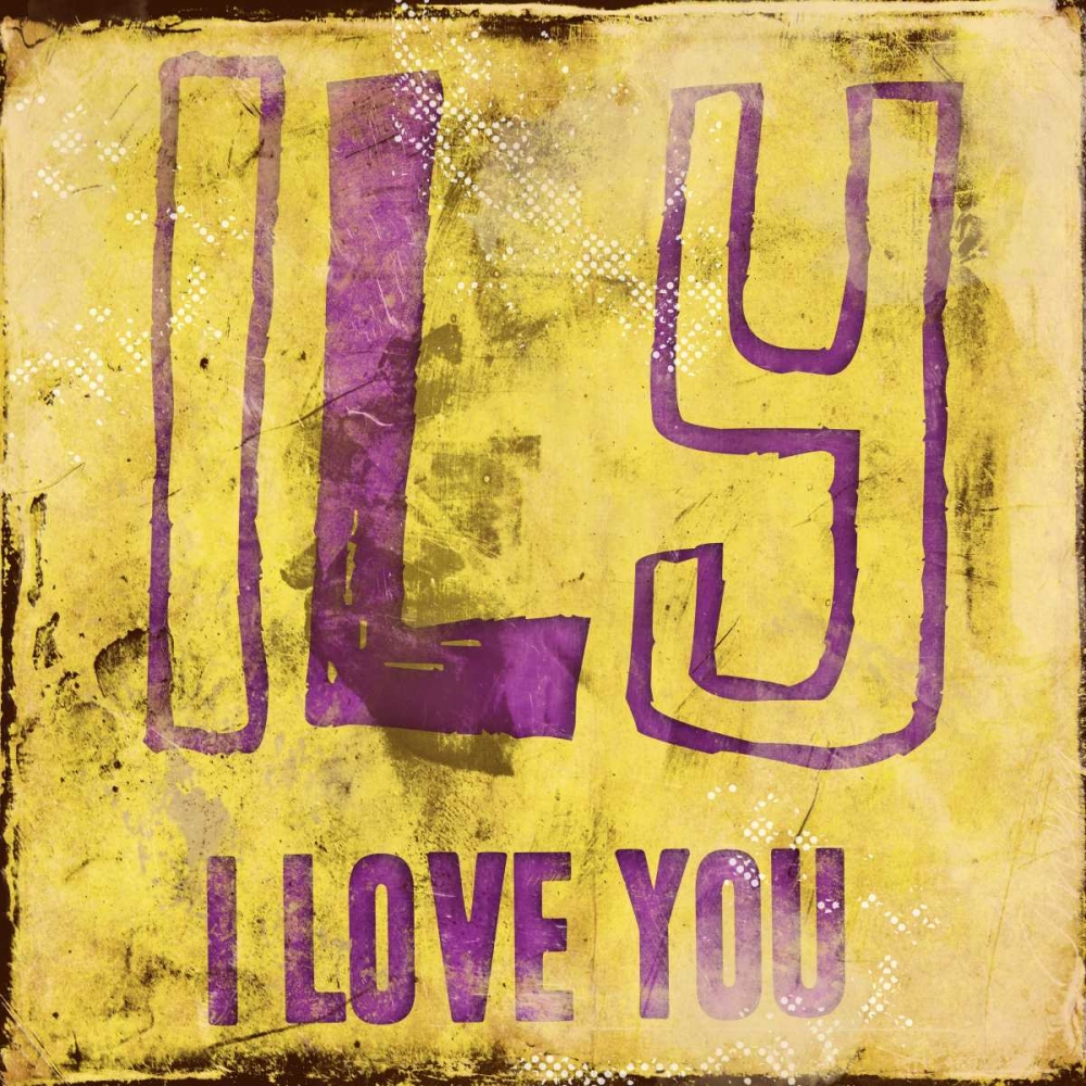 Wall art: ILY, by Rodriquez Jr., Enrique