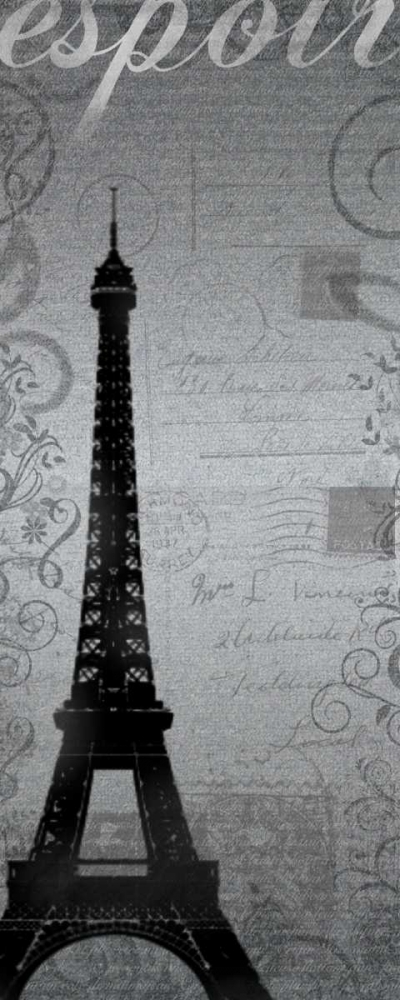 Wall Art Painting id:75681, Name: Eiffel Tower Long, Artist: Gibbons, Lauren