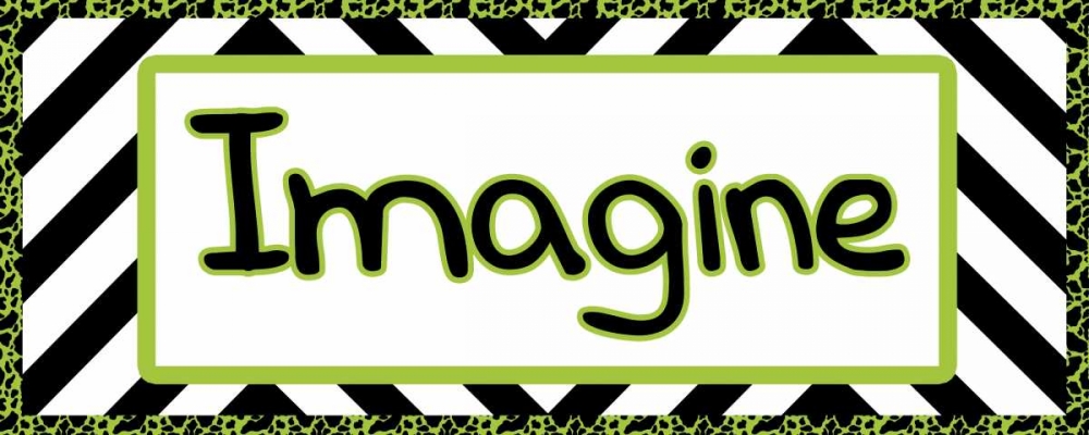 Wall art: Tween Imagine Green, by Gibbons, Lauren