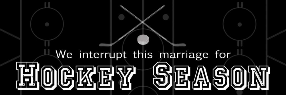 Wall art: Man Cave Hockey, by Gibbons, Lauren