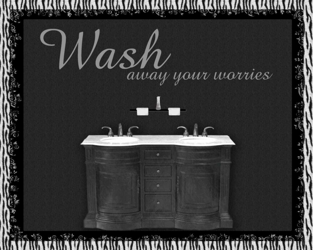 Art Print: Sink Zebra