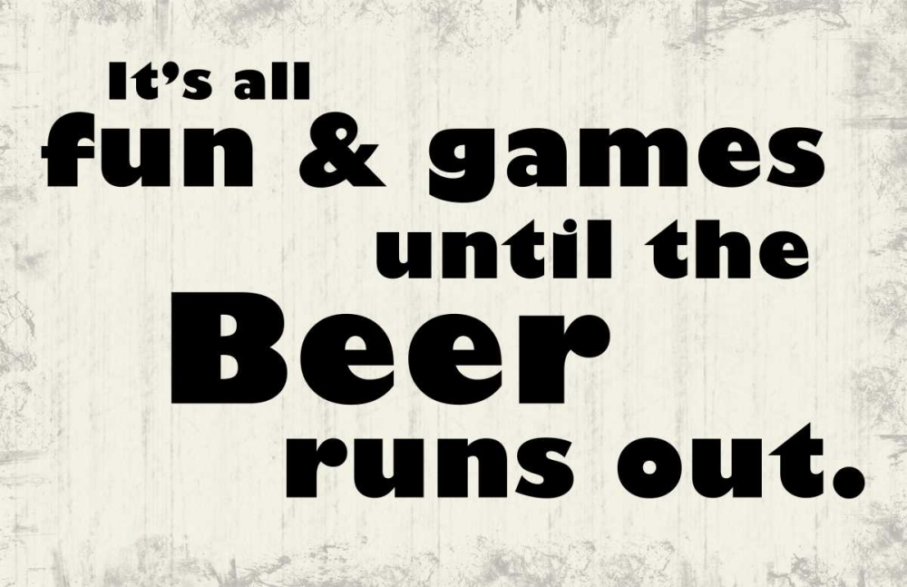 Wall Art Painting id:75872, Name: Beer Out, Artist: Gibbons, Lauren