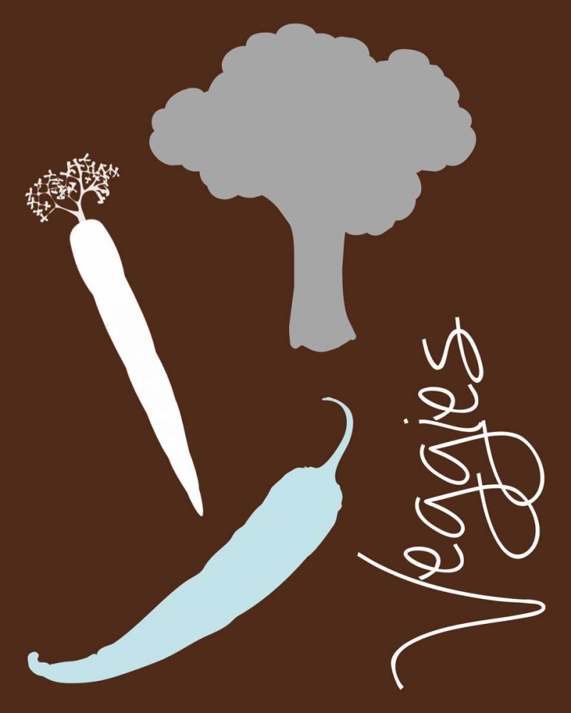 Wall art: Veggies, by Gibbons, Lauren