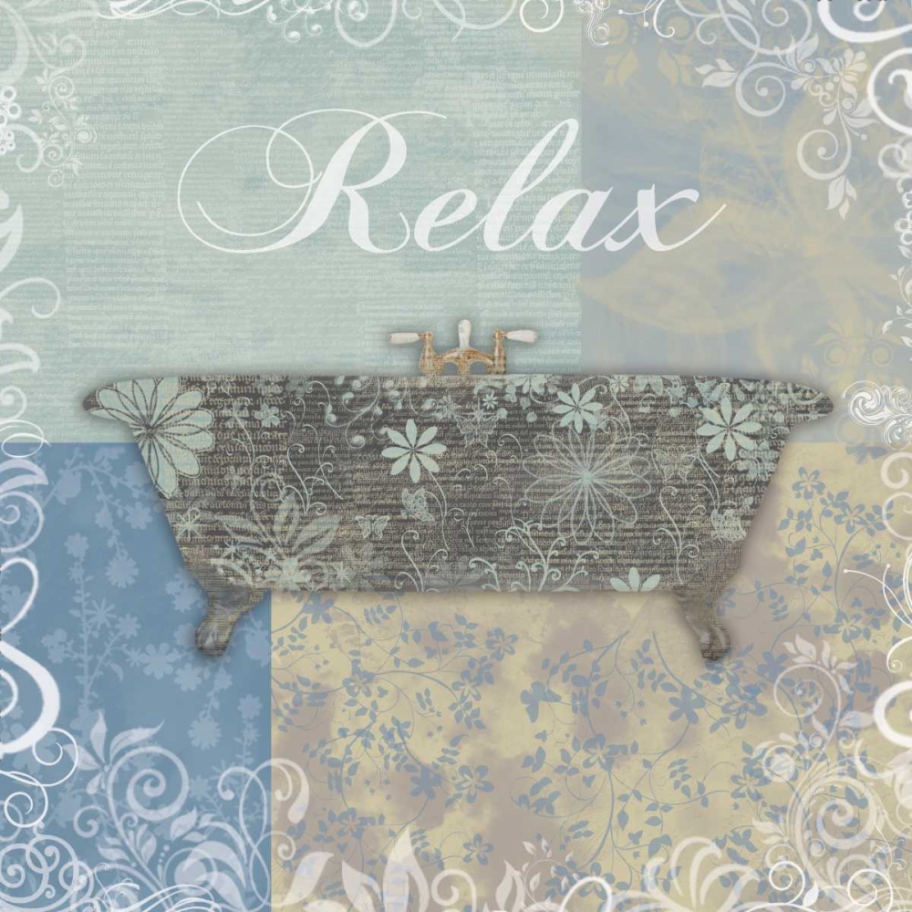 Art Print: Relax Bath Tub