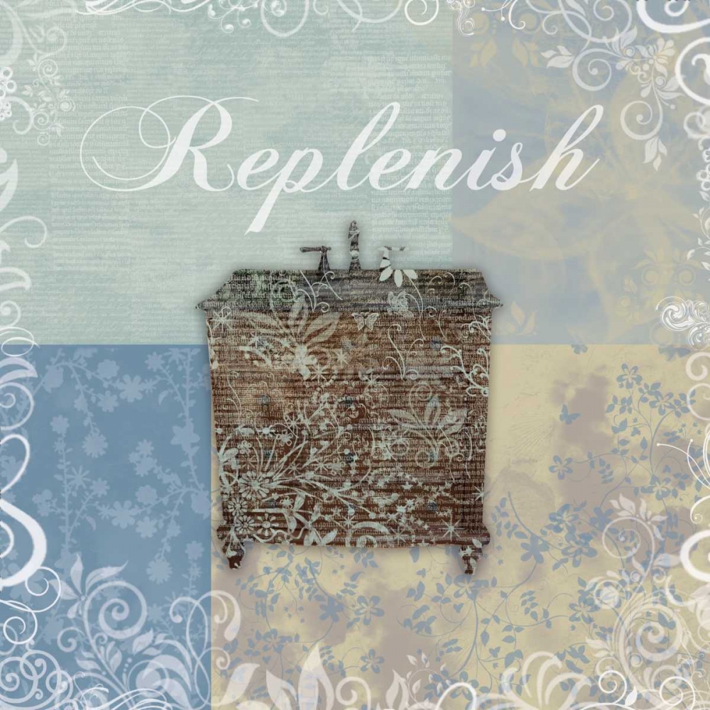 Art Print: Replenish Bath Tub