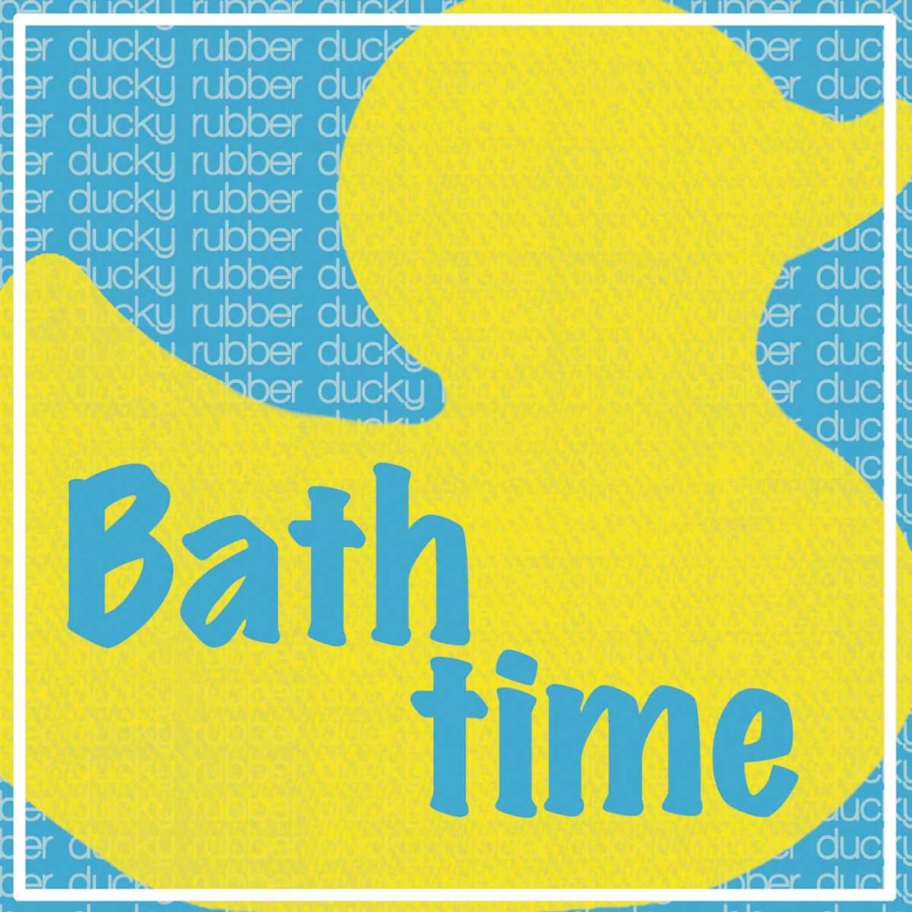 Art Print: Bath Time Ducky