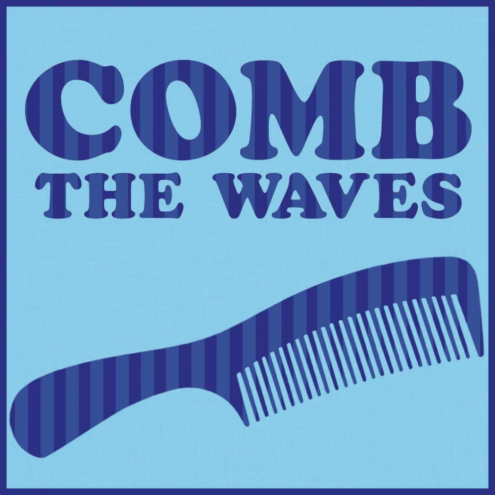 Wall Art Painting id:75990, Name: Comb The Waves, Artist: Gibbons, Lauren