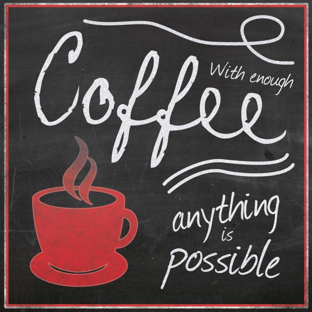 Wall art: Red Cup Coffee, by Gibbons, Lauren