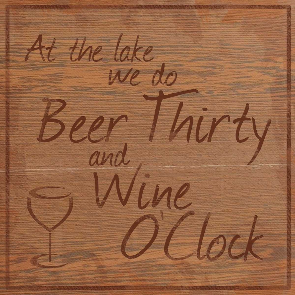 Wall Art Painting id:76124, Name: Beer Thirty, Artist: Gibbons, Lauren