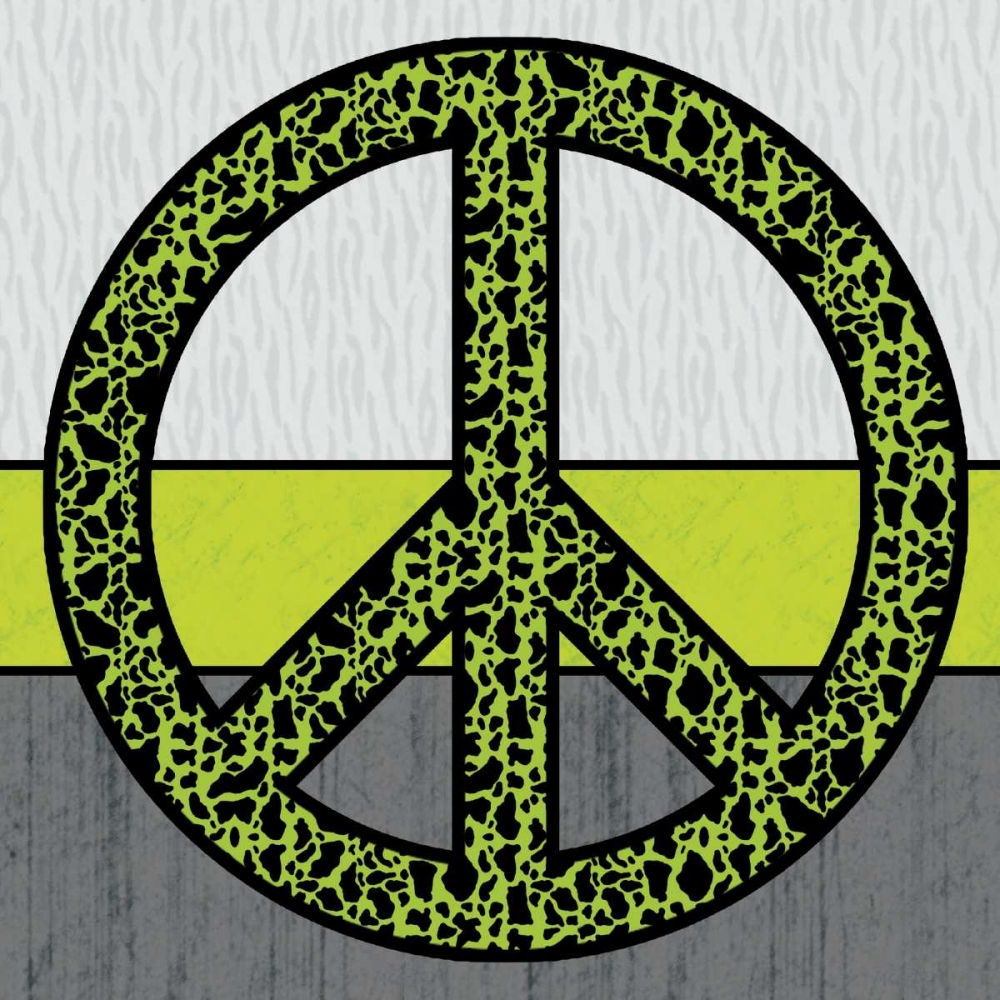 Wall art: Peace Green, by Gibbons, Lauren
