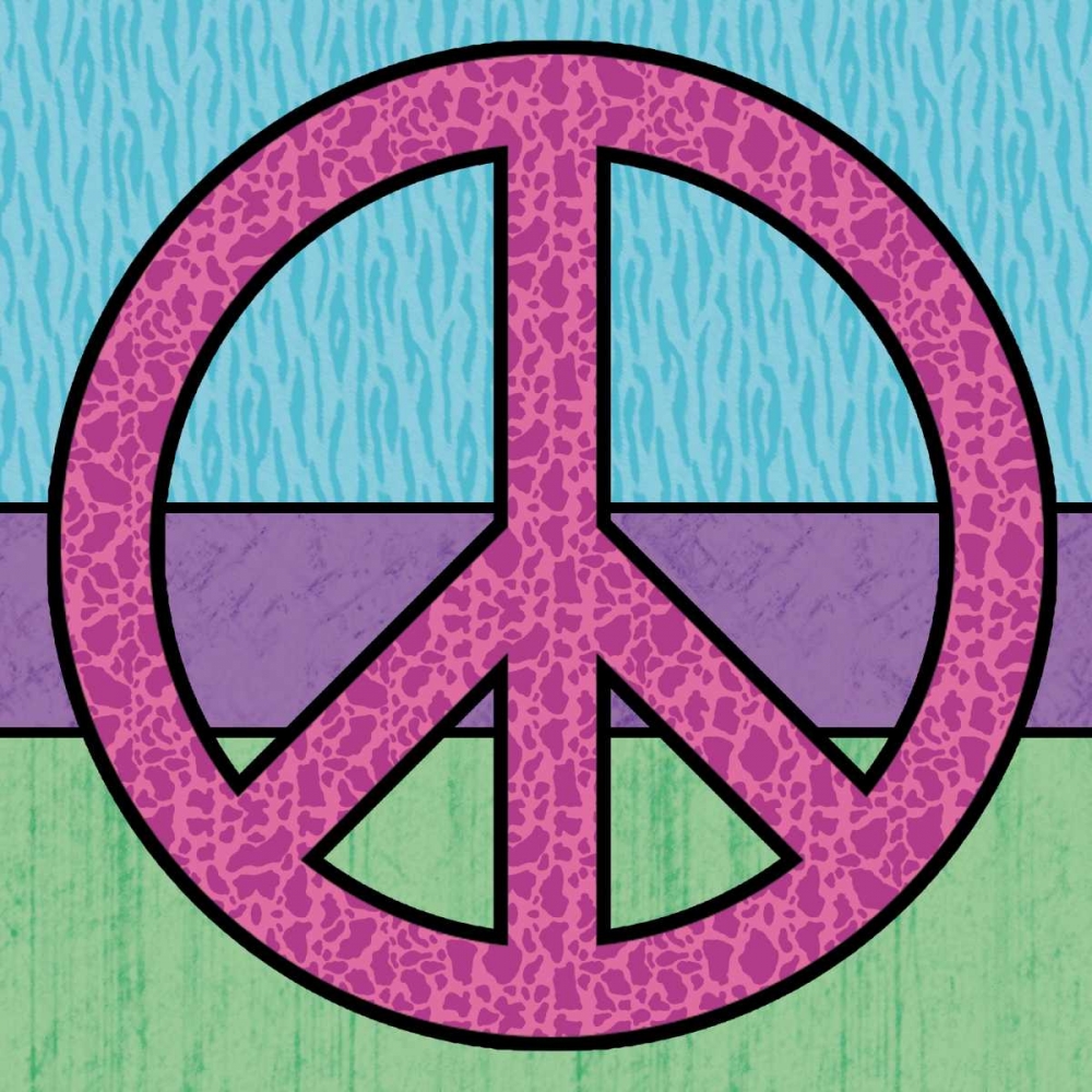 Wall art: Highlighter Peace, by Gibbons, Lauren