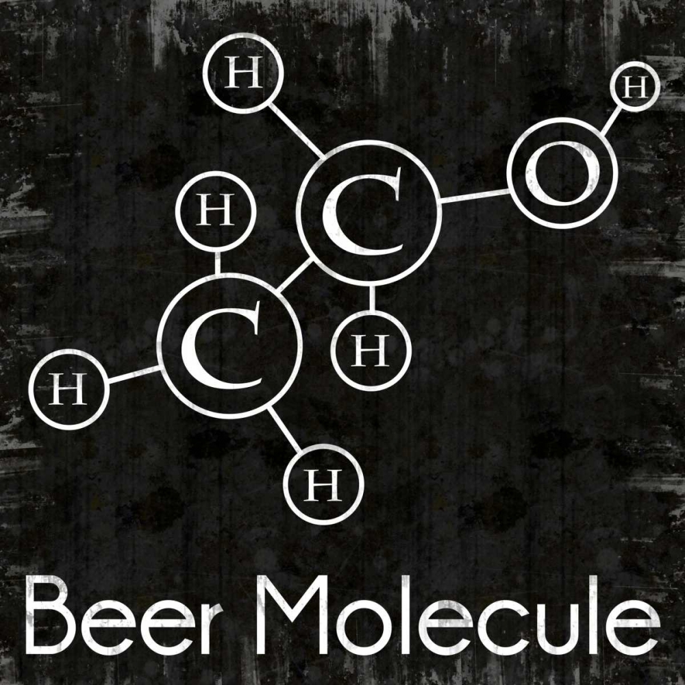 Wall Art Painting id:76241, Name: Beer Molecule, Artist: Gibbons, Lauren