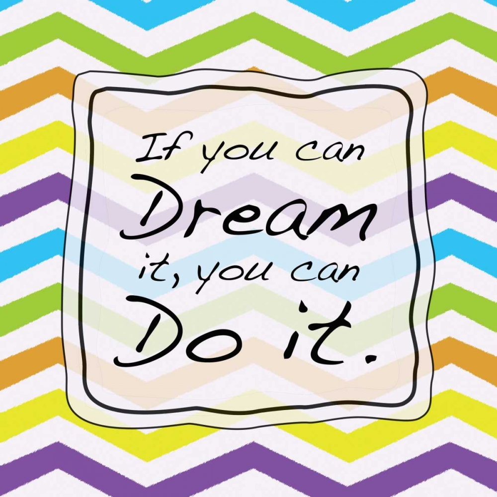 Wall art: Dream Colorful, by Gibbons, Lauren