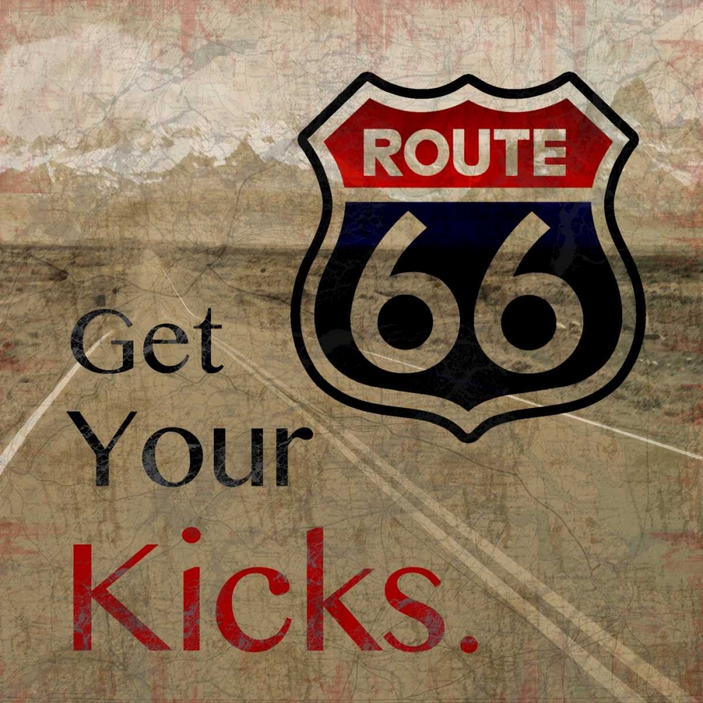 Wall art: Get your Kicks, by Gibbons, Lauren