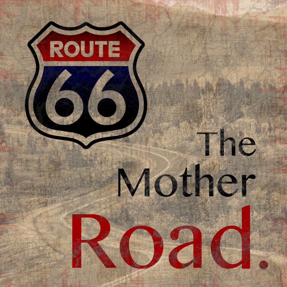Wall art: Mother Road, by Gibbons, Lauren
