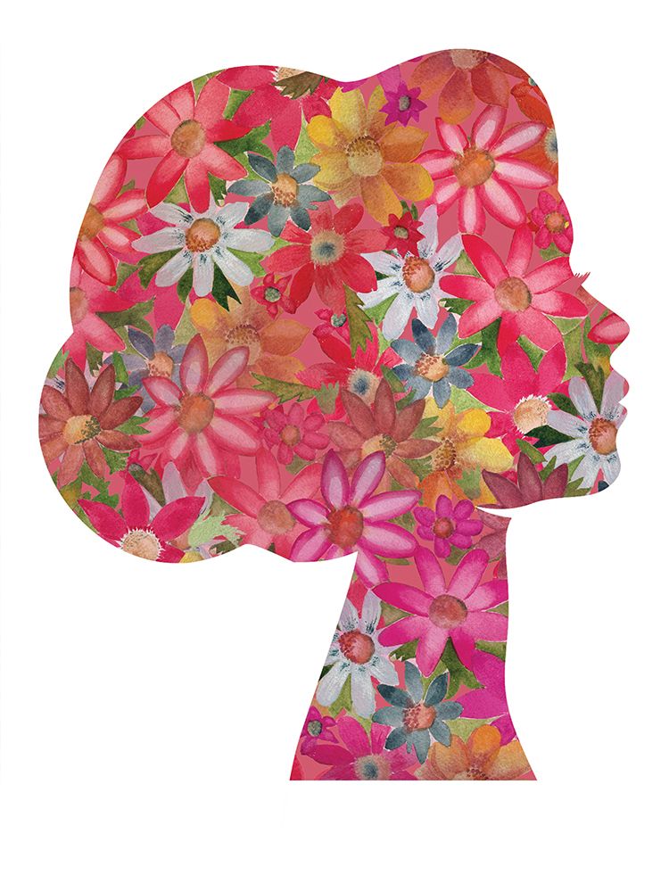 Wall Art Painting id:671888, Name: Mindful Crimson Floral 1, Artist: Frost, Julia