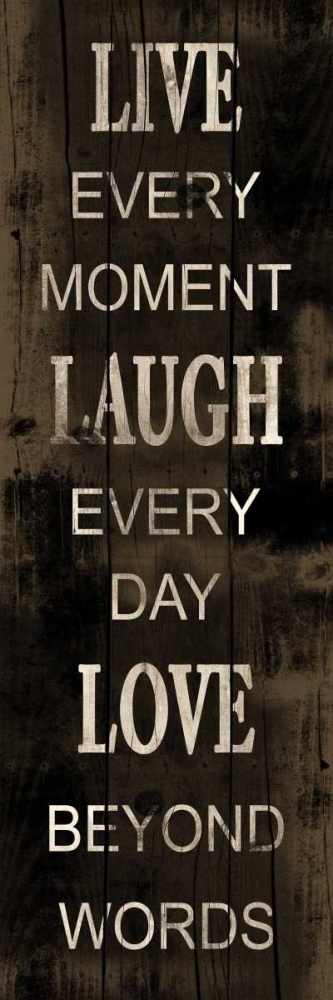 Wall Art Painting id:25521, Name: Live, Artist: Grey, Jace