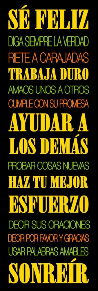 Wall Art Painting id:25528, Name: Feliz, Artist: Grey, Jace