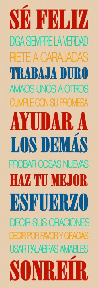 Wall Art Painting id:25534, Name: Feliz 2, Artist: Grey, Jace