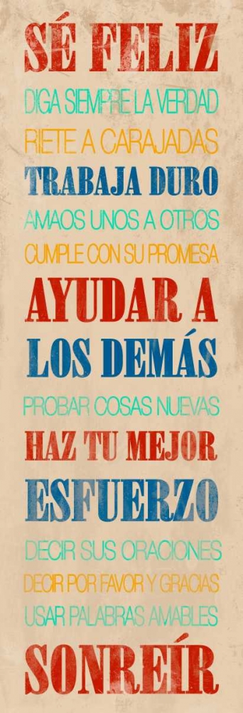 Wall Art Painting id:25533, Name: Feliz, Artist: Grey, Jace