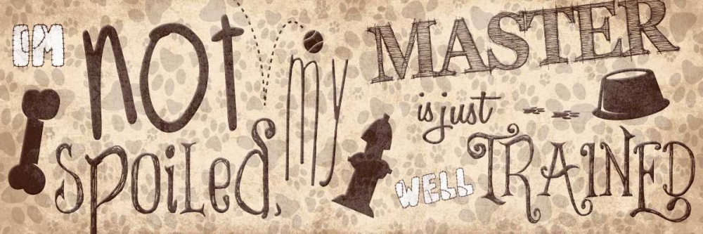 Wall Art Painting id:25555, Name: Dog Mate, Artist: Grey, Jace