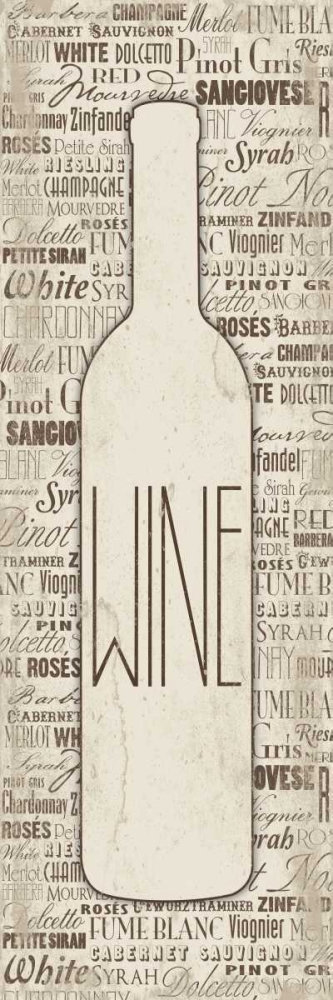 Wall art: WINE CREAM, by Grey, Jace