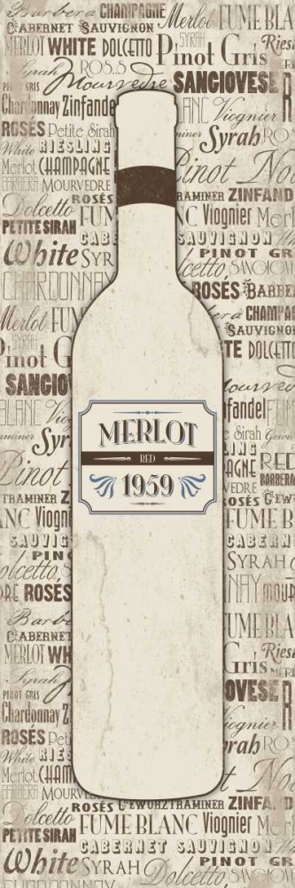 Wall art: WINE CREAM, by Grey, Jace