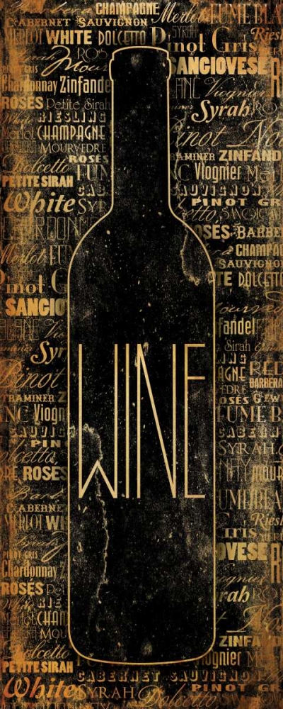 Wall art: WINE, by Grey, Jace